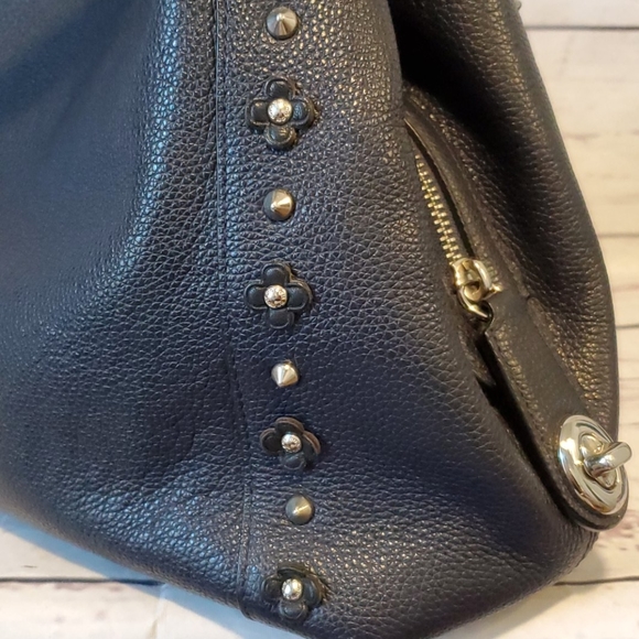 Coach Navy Blue Shoulder Bag - Picture 4 of 9